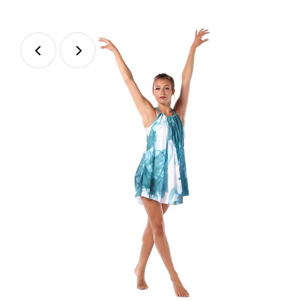 Lyrical dance costume: Boxy Drawstring Ink Dress Adult XS